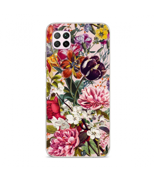 Husa Huawei FLOWERS - PINK